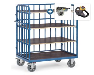 Etagewagen met pijpen (4 etages) - 1583 mm hoog