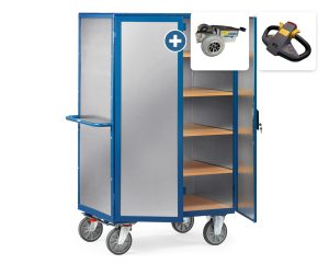 Kastwagen met aluminiumplaat en dubbele vleugeldeur