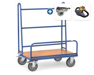 Platenwagen met vaste beugels