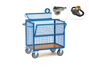 Bakwagen met gaaswanden en deksel