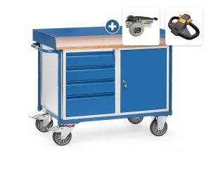 Werkplaatswagen met werkblad 4