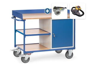 Werkplaatswagen met werkblad 1